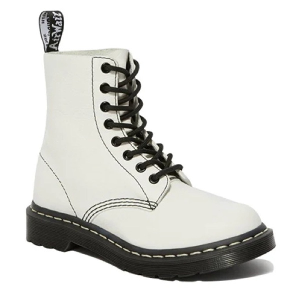 Dr. Martens Black and White Boots